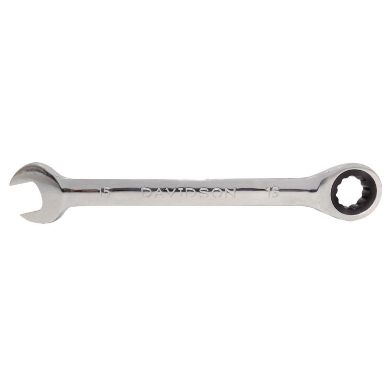 Llave combinada - con crique - 15 mm.