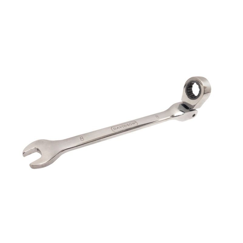 Llave combinada - con crique - flexible - 8 mm.