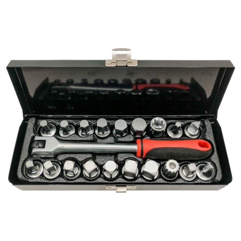 Extractor tapón de cárter + mango fuerza - 20 pcs.