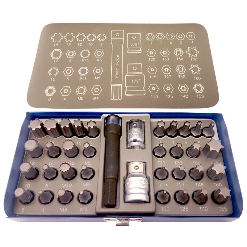 Puntas variadas cortas - de Molibdeno - 37 pcs.