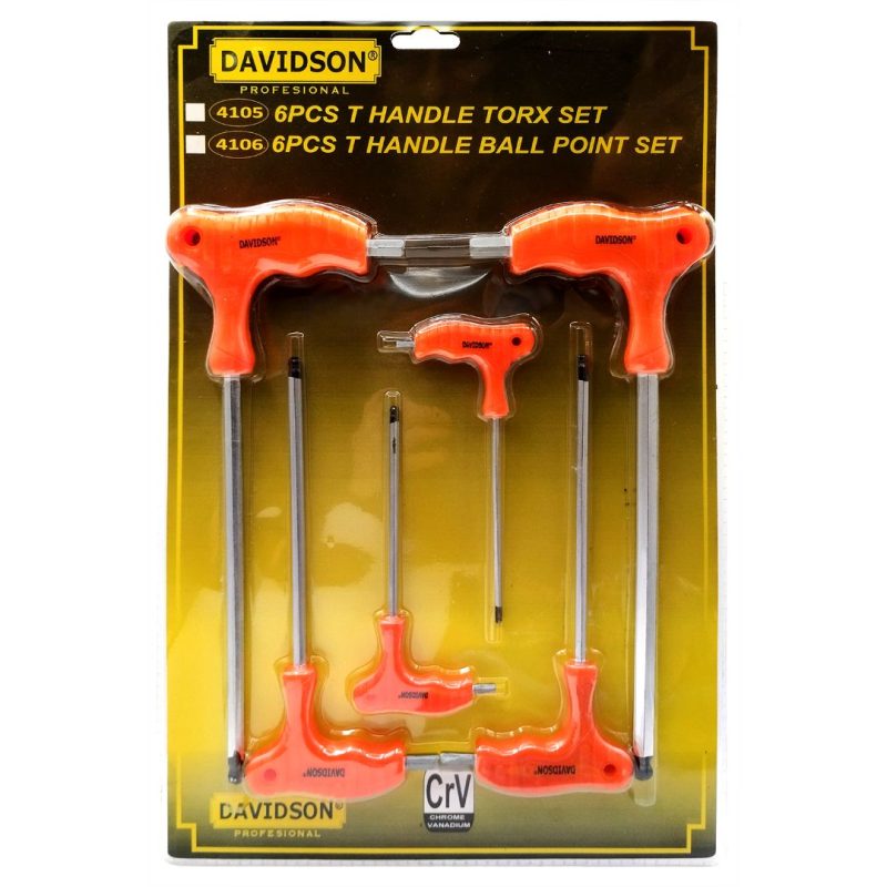 Llaves Allen mango T - 6 pcs.
