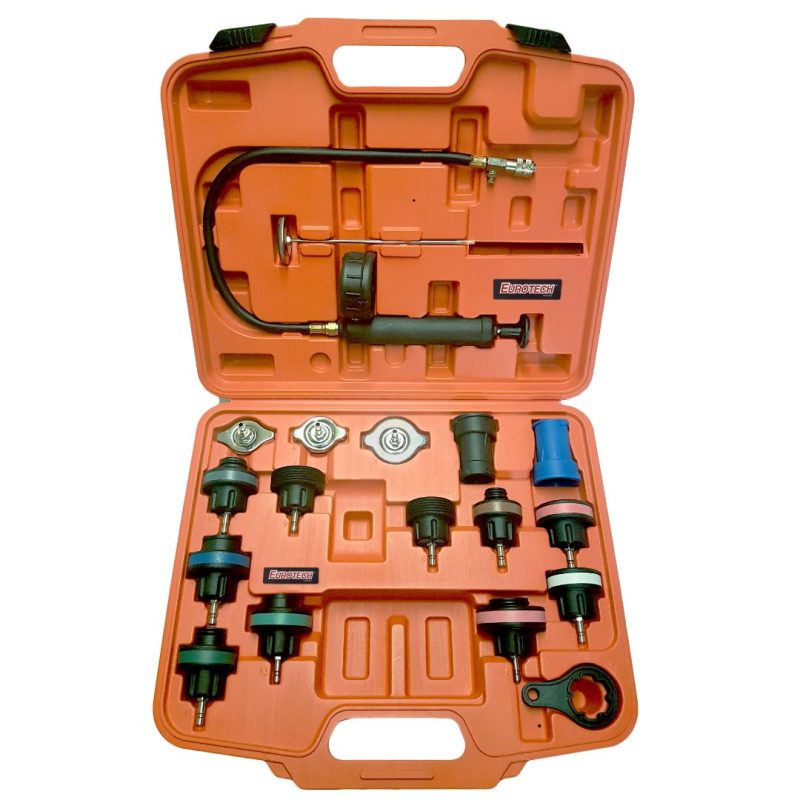 Detector fuga y medidor presión Radiador - 18 pcs.