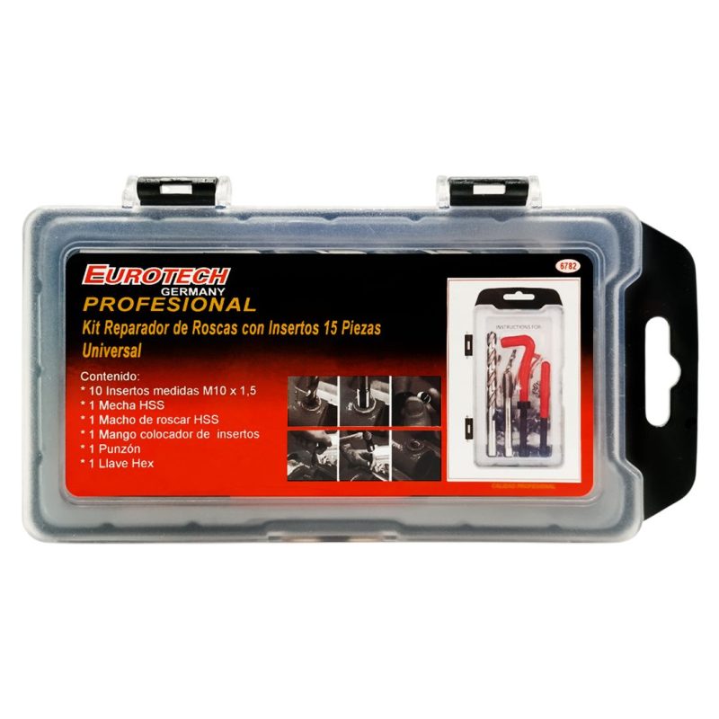 Insertos de rosca - M10x1.5x10.8 mm - Kit 15 pcs.