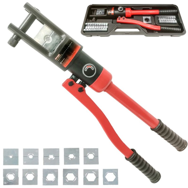 Pinza hidráulica hexagonal para terminales - Grande